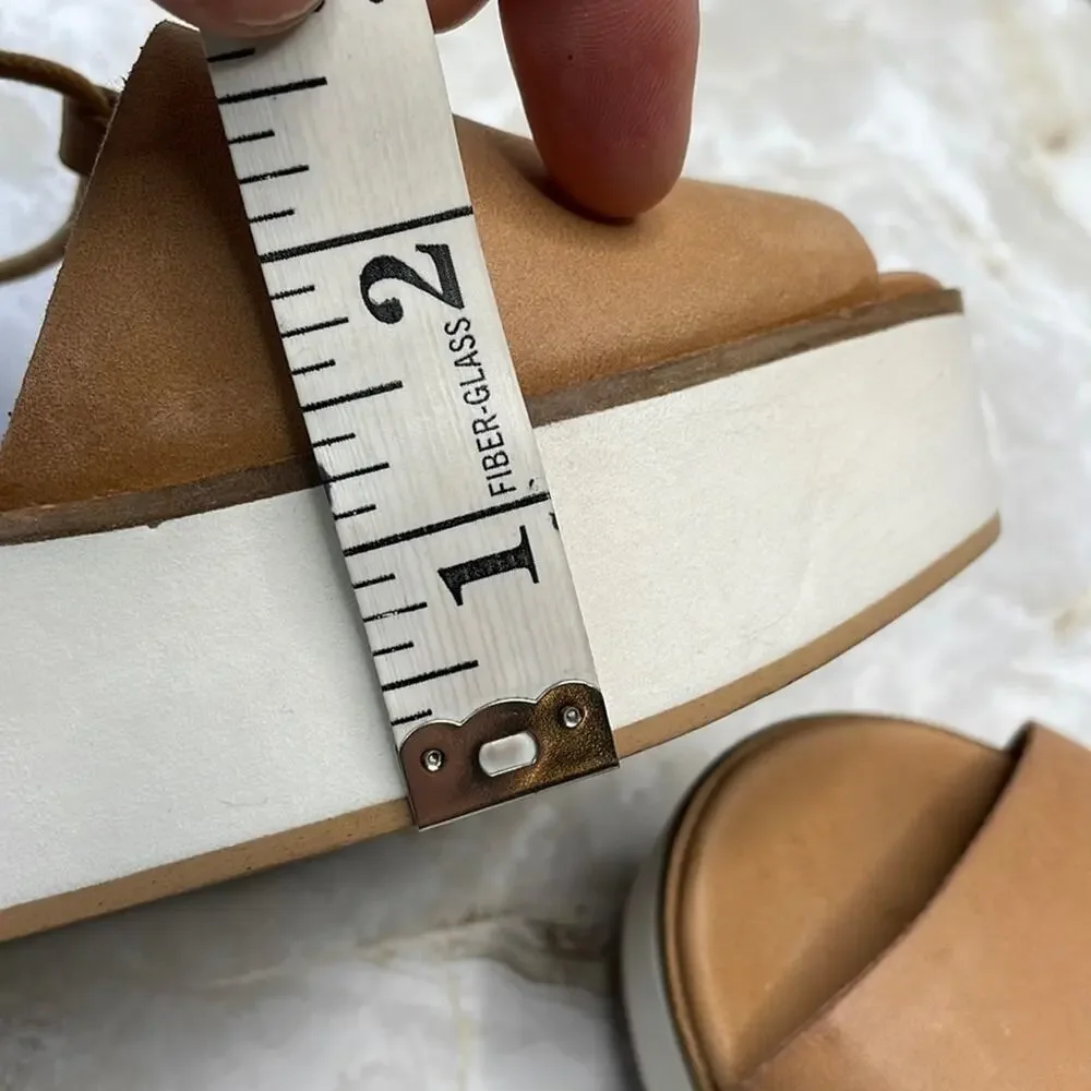 Lucky Brand platform gladiator style wedges